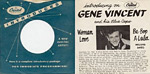 Be-Bop-A-Lula - Gene Vincent single sleve