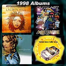 1998 Albums 1998 music albums, The Miseducation of Lauryn Hill, Aquemini, Ray of Light, Hello Nasty