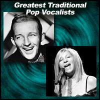 Bing Crosby and Barbara Streisand