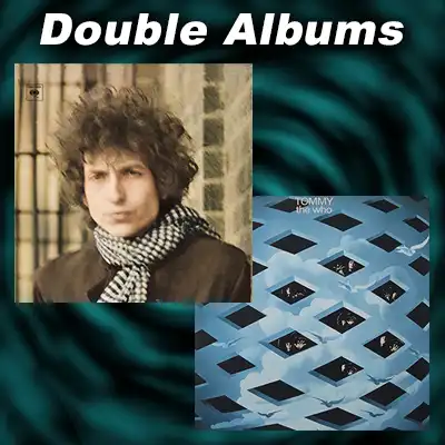 album covers Blonde On Blonde and Tommy