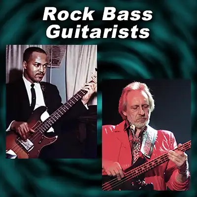 electric bass guitarists James Jamerson and John Entwistle