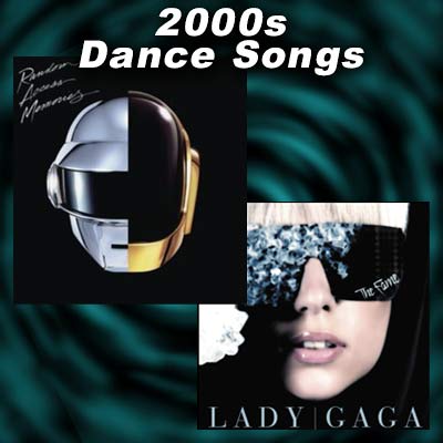 Daft Punk and Lady Gaga album covers