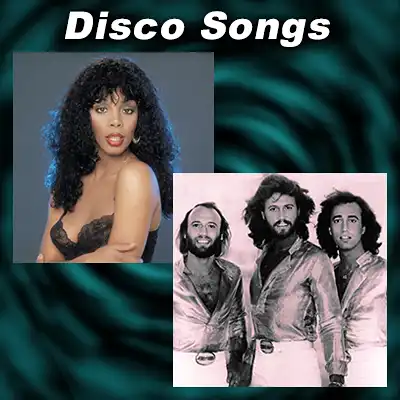 disco singers Donna Summer and the Bee Gees