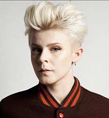 Swedish pop singer Robyn