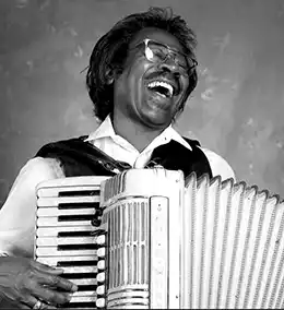 Zydeco musician and singer Buckwheat Zydeco