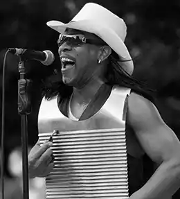 Zydeco musician and singer Rockin' Dopsie