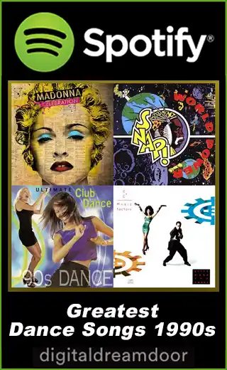 DigitalDreamDoor Dance Songs 1990s playlist on Spotify